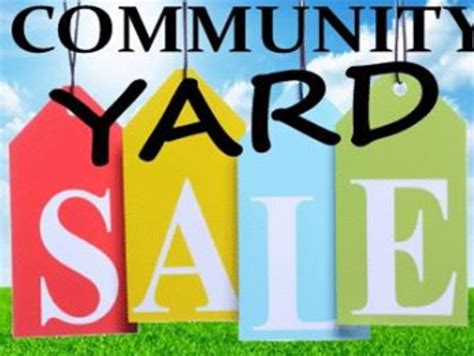 Community yard sale - Community yard sale.